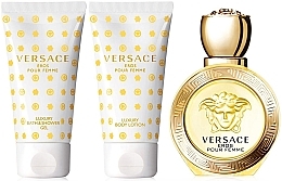 Fragrances, Perfumes, Cosmetics Versace Eros Pour Femme - Set (edp/50ml + b/lot/50ml + sh/gel/50ml)