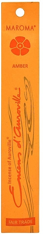 Amber Incense Sticks - Maroma Encens d'Auroville Stick Incense Amber — photo N1