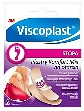 Fragrances, Perfumes, Cosmetics Callus Patches, 7.2 x 2.5 cm - Viscoplast Comfort Mix