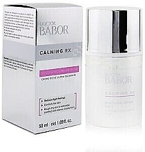 Very Dry and Sensitive Skin Moisturizing Cream - Babor Doctor Babor Calming Rx Soothing Cream Rich — photo N2