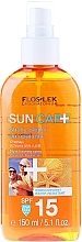 Fragrances, Perfumes, Cosmetics Dry Oil Tanning Spray SPF15 - Floslek Sun Care Dry Oil Tanning Spray SPF15