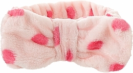 Fragrances, Perfumes, Cosmetics Headband "Bow", pale-pink with red - Cosmo Shop