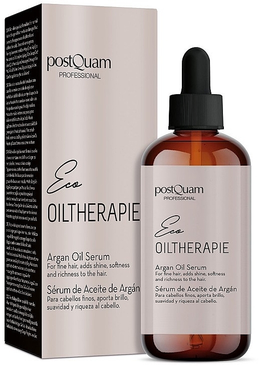 Argan Oil Hair Serum - PostQuam EcoOiltherapie Argan Oil Serum — photo N1