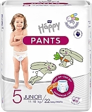 Fragrances, Perfumes, Cosmetics Baby Diapers 11-18 kg, size 5, 22 pcs - Bella Baby Happy