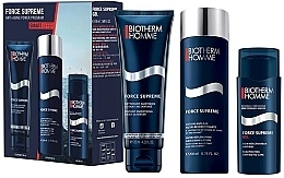 Fragrances, Perfumes, Cosmetics Set - Biotherm Homme Force Supreme Anti-Ageing Power Program (f/gel/50ml + lot/200ml + cleanser/125ml)