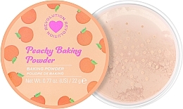 Face Baking Powder Peach - I Heart Revolution Loose Baking Powder Peach — photo N1