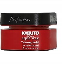 Fragrances, Perfumes, Cosmetics Hair Pomade - Kabuto Aqua Wax Red Strong Hold