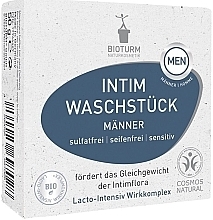 Intimate Wash Soap for Men - Bioturm Men Intimate Solid Cleanser No. 142 — photo N1