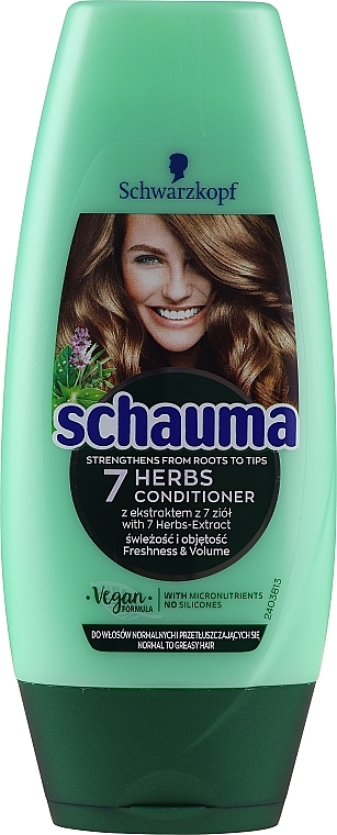 Balm "7 Herbs" - Schwarzkopf Schauma 7 Herbs Conditioner — photo N1