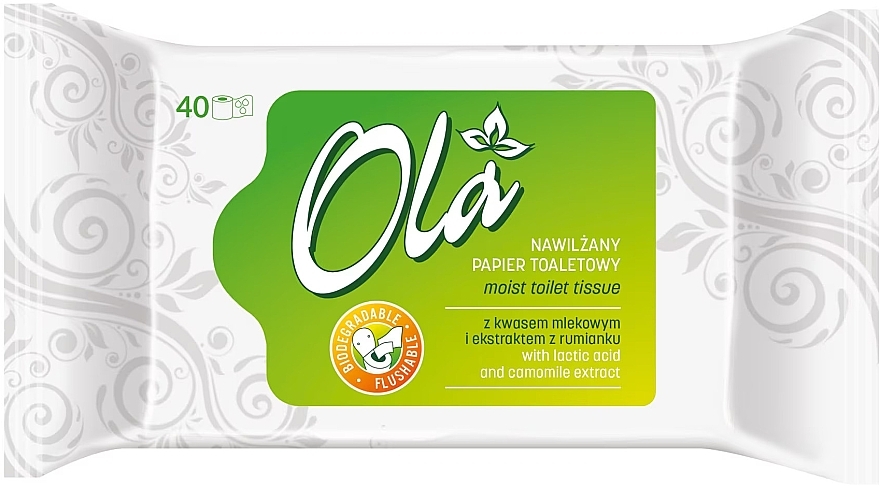 Moist Toilet Tissue, Chamomile  - Ola — photo N1