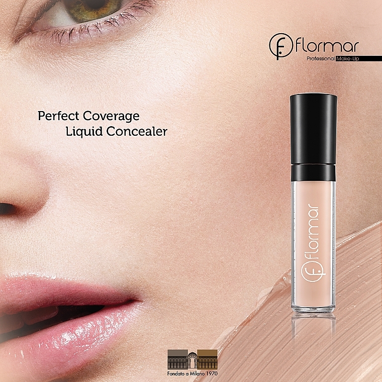 Face Corrector - Flormar Perfect Coverage Liquid Concealer — photo N2