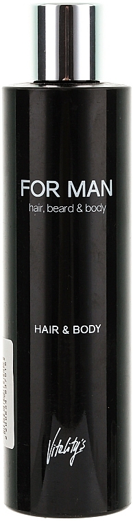 Hair & Body Shower Gel-Shampoo - Vitality's For Man Hair & Body Shampoo — photo N1