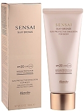 Fragrances, Perfumes, Cosmetics Body Sunscreen Emulsion - Sensai Silky Bronze Sun Protective Emulsion For Body SPF 20