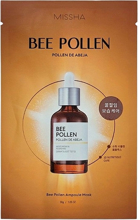 Bee Pollen Sheet Mask - Missha Bee Pollen Ampouler Mask — photo N1