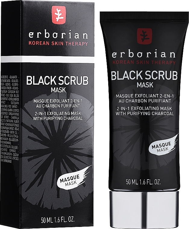 Cleansing Charcoal Scrub Mask - Erborian Black Scrub Mask — photo N3