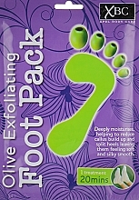 Fragrances, Perfumes, Cosmetics Foot Peeling Mask with Olive Oil - Xpel Marketing Ltd Olive Exfoliating Foot Pack