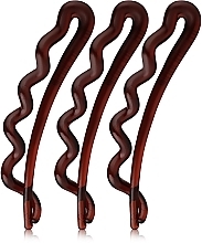 GIFT! Hair Clip, brown - Invisibobble Waver Pretty Dark — photo N2