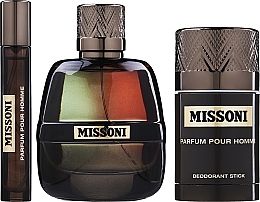 Fragrances, Perfumes, Cosmetics Missoni Parfum Pour Homme - Set (edp/100ml + edp mini/10ml + deo/stick/75ml) 