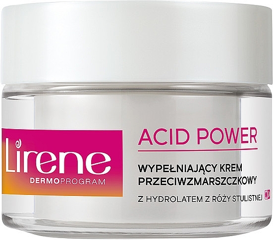 Anti-Wrinkle Cream with Rose Hydrolate - Lirene Acid Power Anti-Wrinkle Cream — photo N2
