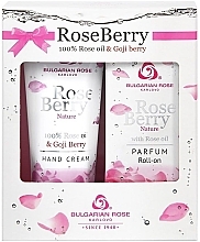 Fragrances, Perfumes, Cosmetics Bulgarian Rose Rose Berry - Set (parf/roll/9ml + h/cr/75ml)