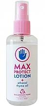 Fragrances, Perfumes, Cosmetics Hand Lotion - Bulgarian Rose Max Protect Hand Lotion Ethanol Thyme Oil Cleaner