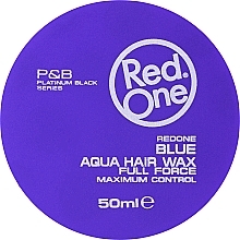 Fragrances, Perfumes, Cosmetics Ultra Strong Hold Hair Aqua Wax - RedOne Aqua Hair Wax Blue