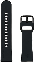 Smart Watch Belt, silicone black, 22 mm - Garett — photo N1