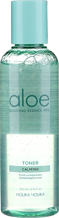 Face Toner - Holika Holika Aloe Soothing Essence 98% Toner Calming — photo N3