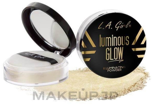 Illuminating Powder - L.A. Girl Luminous Glow Illuminating Powder — photo GLP694 - 24K