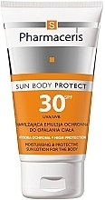 Fragrances, Perfumes, Cosmetics Moisturizing Sun Body Emulsion - Pharmaceris S Sun Body Protective Sun Lotion for the Body SPF 30