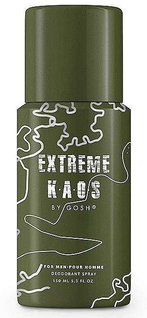 Gosh Extreme Kaos For Men - Deodorant Spray — photo N1