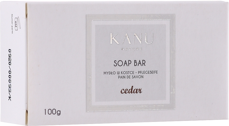 Hand & Body Soap Bar "Cedar" - Kanu Nature Cedr Soap Bar — photo N1