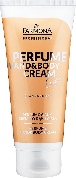 Perfumed Hand & Body Cream - Farmona Professional Perfume Hand&Body Cream Gold (sample) — photo N1