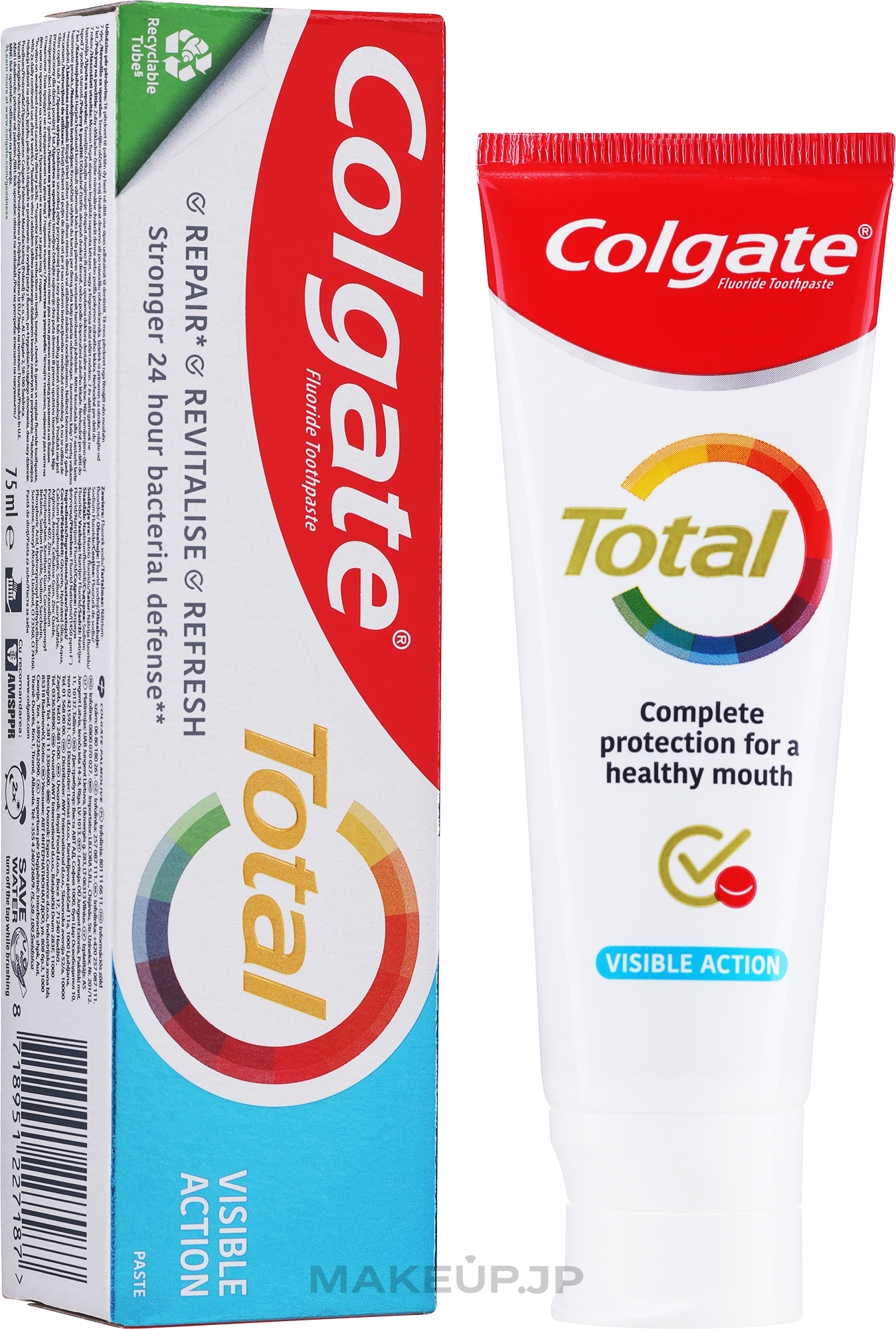 Toothpaste "Visible Action" - Colgate Total Visible Action Toothpaste — photo 75 ml
