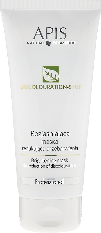 Brightening Face Mask - APIS Professional Discolouration-Stop Brightening Mask For Reduction of Discolouration — photo N1