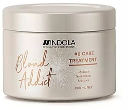 Fragrances, Perfumes, Cosmetics Hair Mask - Indola Blond Addict Treatment