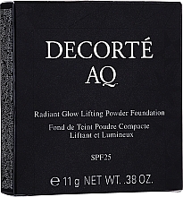 Fragrances, Perfumes, Cosmetics Face Powder - Cosme Decorte AQ Radiant Glow Lifting Powder Foundation Refill (refill)