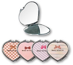 Fragrances, Perfumes, Cosmetics Cosmetic Mirror, 85628 "Kompakt Serce", pink - Top Choice