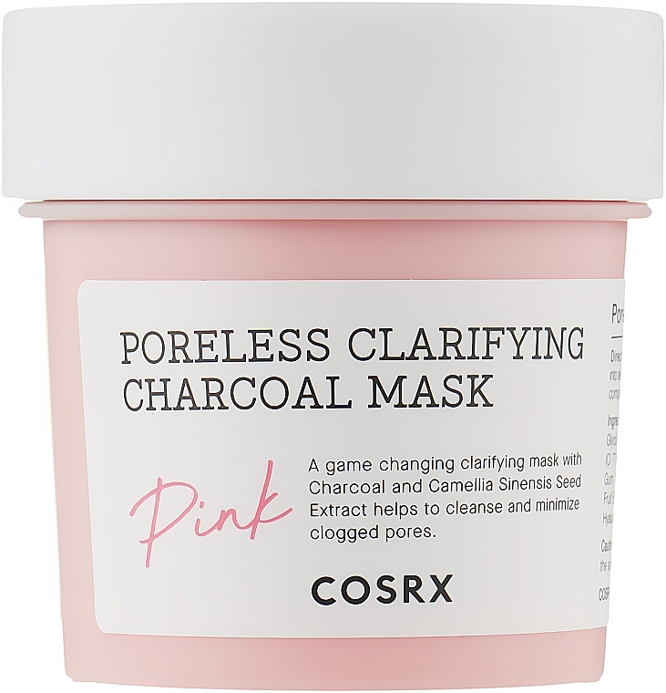 Cleansing Charcoal Face Mask - Cosrx Poreless Clarifying Charcoal Mask Pink — photo N1
