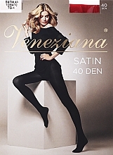 Satin Tights, 40 Den, tomato - Veneziana — photo N1