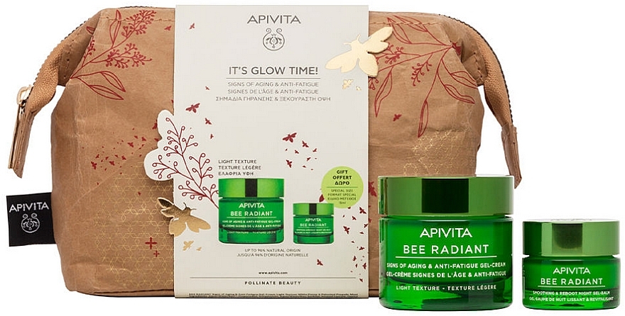 Set - Apivita Bee Radiant (f/gel/15ml+f/cream/50ml) — photo N1