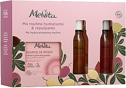 Fragrances, Perfumes, Cosmetics Set - Melvita My Hydra-Plumping Routine (cr/50ml + f/oil/30ml + water/30ml)