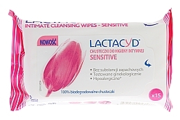 Fragrances, Perfumes, Cosmetics Intimate Hygiene Wipes - Lactacyd Sensitive Intimate Wipes