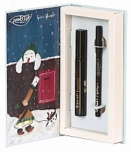 The Snowman Set - PuroBio Cosmetics Christmas Box The Snowman (mascara/11ml + eye/pencil/1.3g) — photo N14