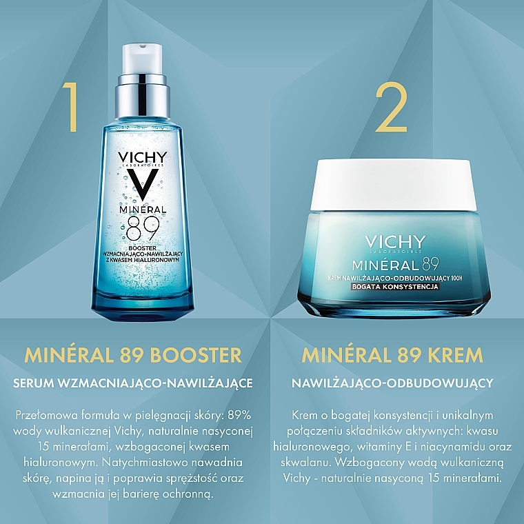 Face Care Set - Vichy Mineral 89 (booster/50ml + cr/50ml) — photo N4