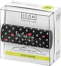 Fragrances, Perfumes, Cosmetics Car Perfume 'Hearts & Flowers. Cold Water' - Millefiori Milano Icon Cuori & Fiori Cold Water