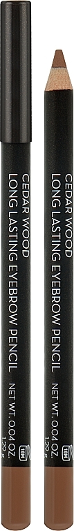 Brow Pencil - Korres Eyebrow Pencil Cedar Wood — photo N1