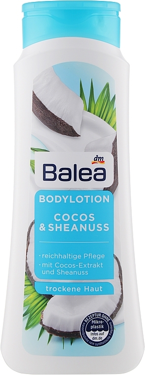 Coconut & Shea Nut Body Lotion - Balea Body Lotion Coconut & Shea Nut — photo N1