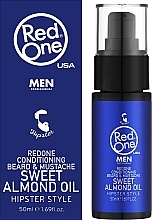 Beard Almond Oil Conditioner - Red One Conditioning Beard & Mustache Sweet Almond Oil — photo N2