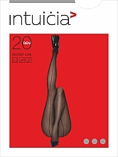 Tights "SECRETS LINE PREMIUM" 20 Den, black - Intuicia — photo N1